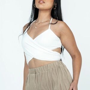 Princess Polly Korath Wrap Top‎ NWT